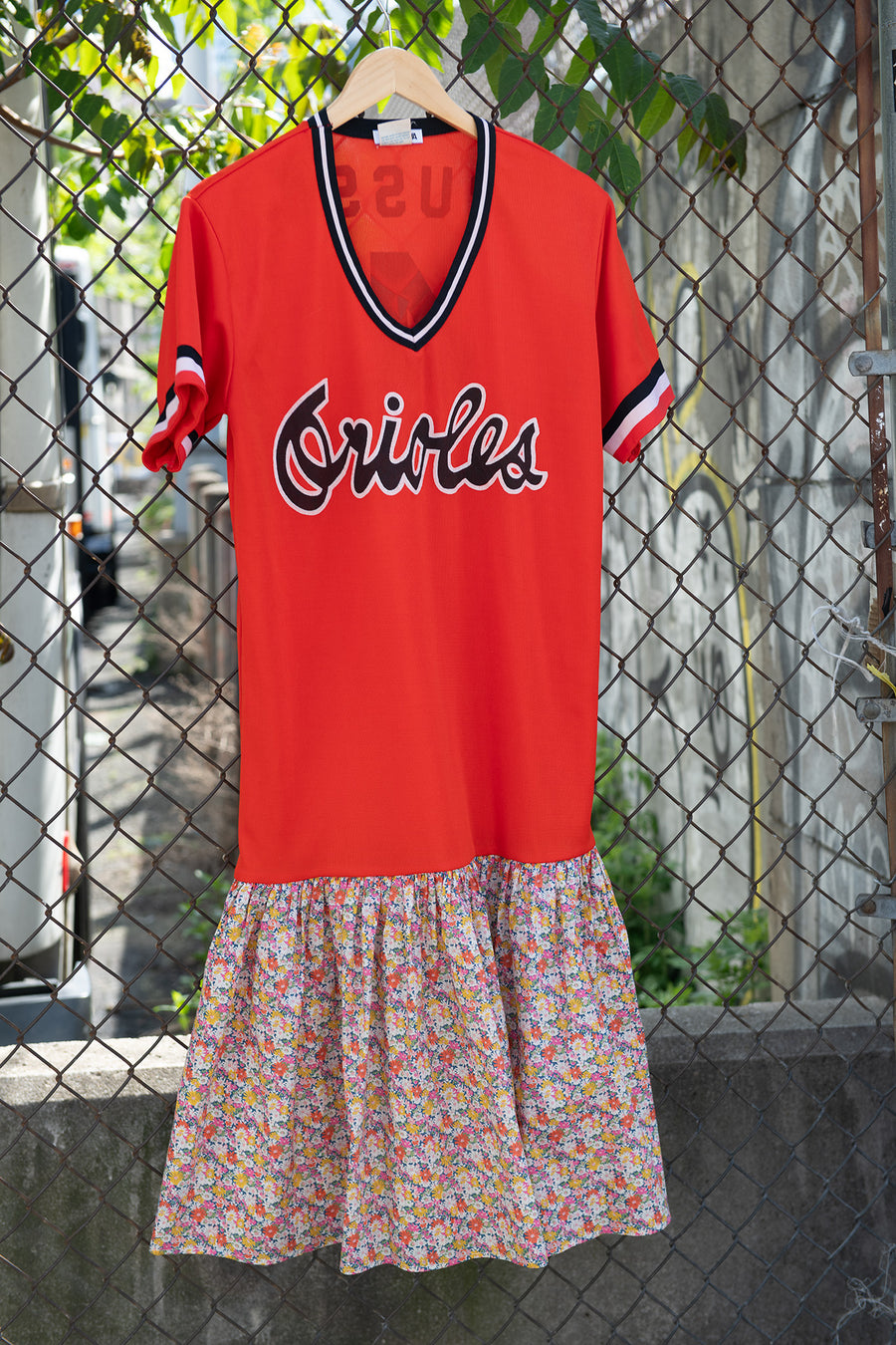 BATSHEVA - One-of-a-Kind Vintage Orioles Jersey Dress