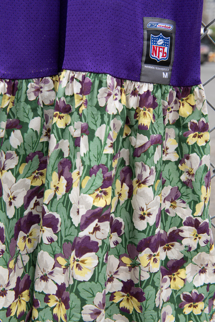 BATSHEVA - One-of-a-Kind Vintage Purple 10 Jersey Dress