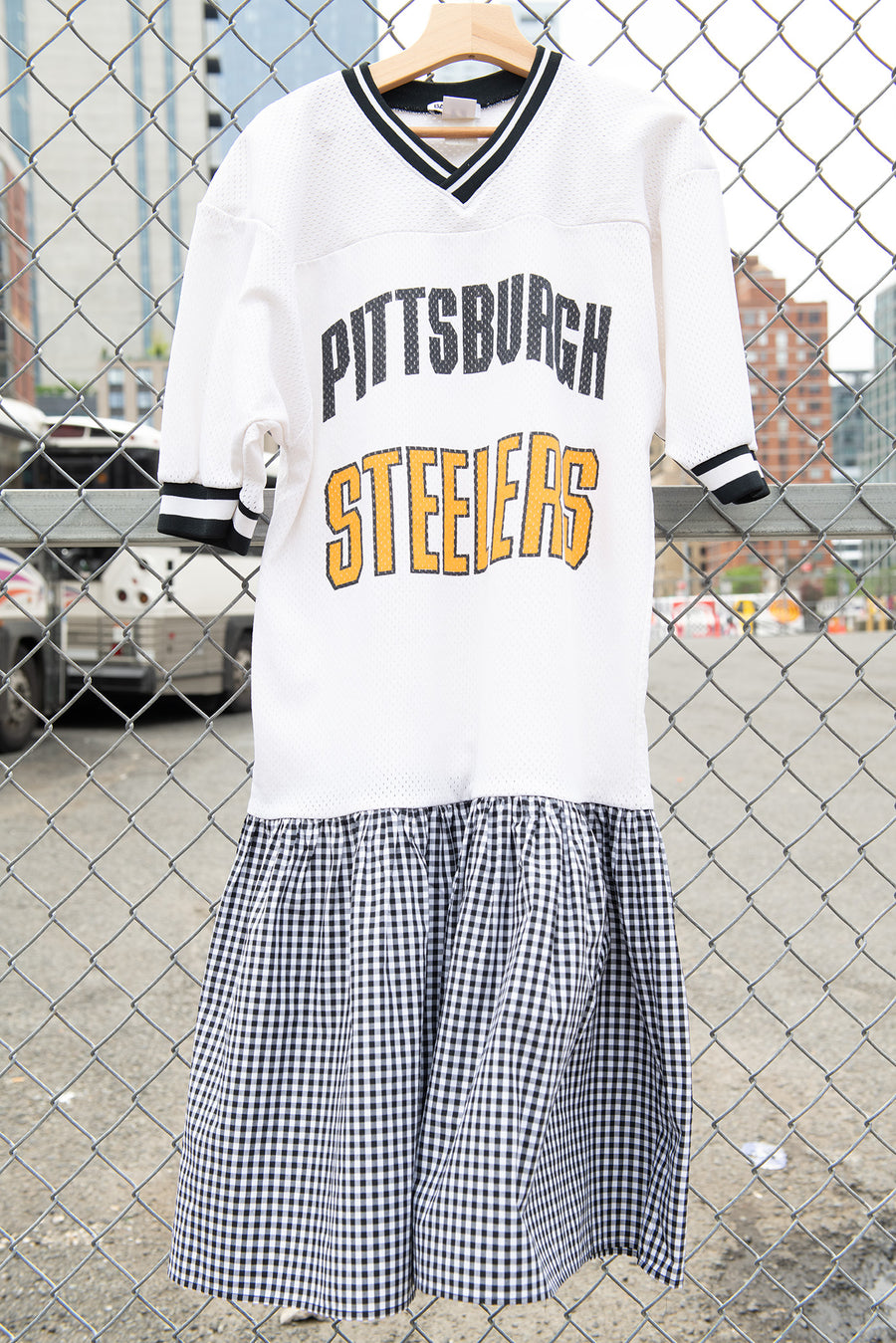 BATSHEVA - One-of-a-Kind Vintage Steelers Jersey Dress