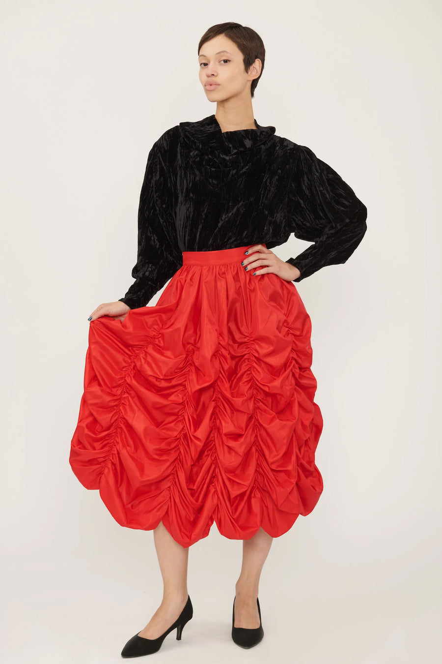 Anja Skirt in Apple Red