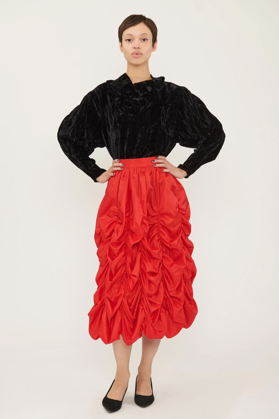 Anja Skirt in Apple Red