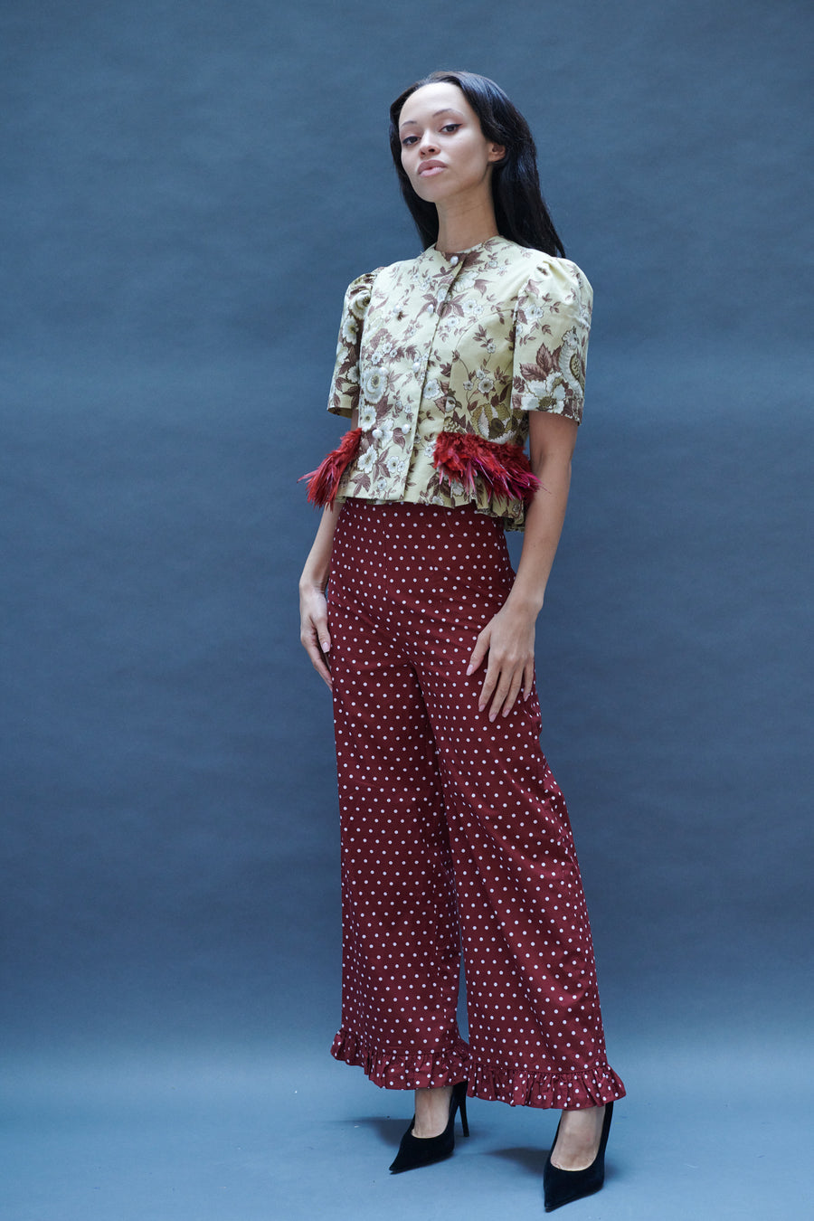 Eva Jacket in Vintage Upholstery