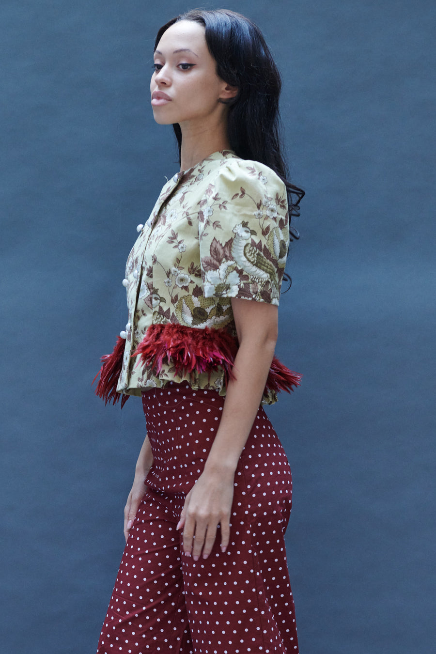 Eva Jacket in Vintage Upholstery