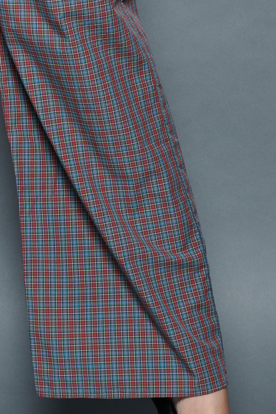 Erin Pant in Burgundy Tartan