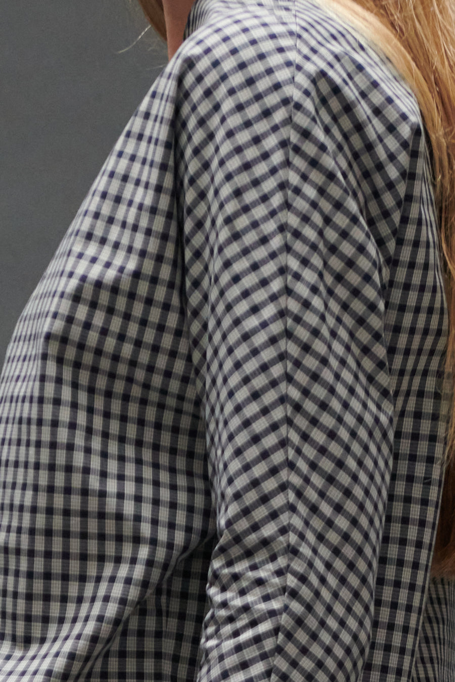 Erin Top in Black Tartan