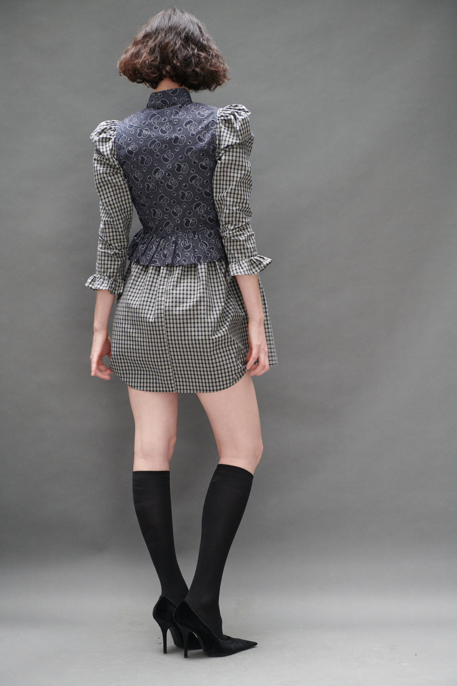 Gia Blouse in Midnight Paisley