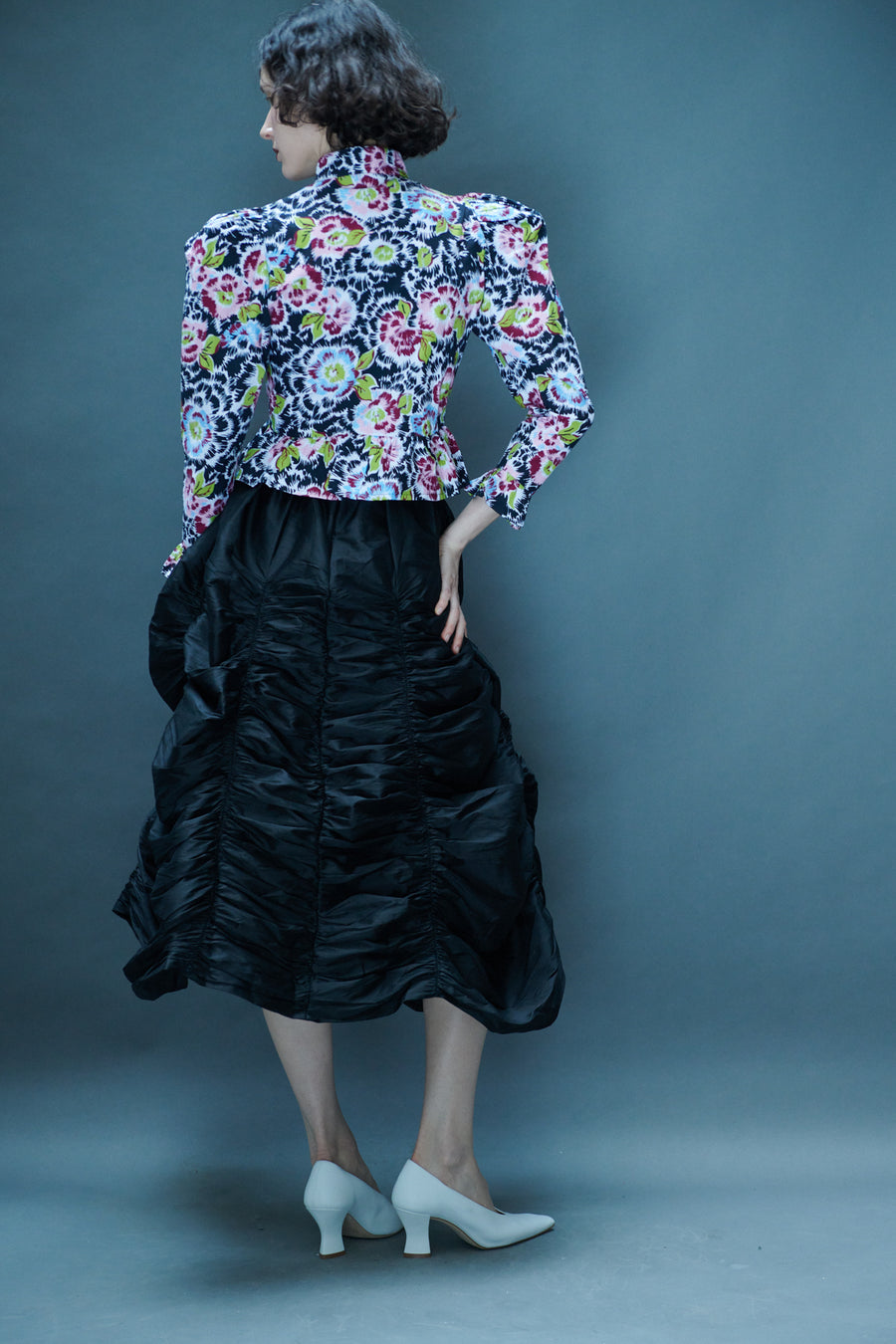 Grace Blouse in Flower Riot