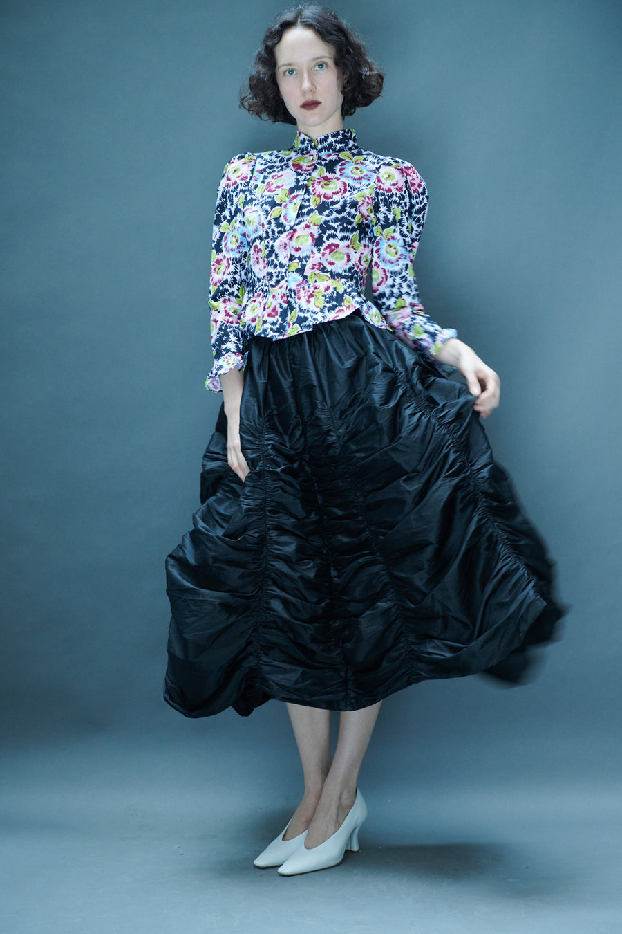 Grace Blouse in Flower Riot