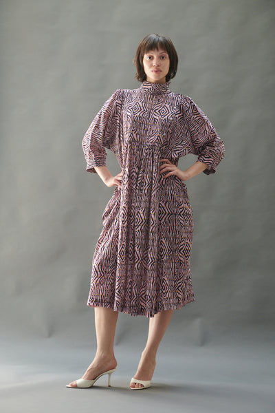 Snap Smock Dress in Rainbow Zebra – BATSHEVA