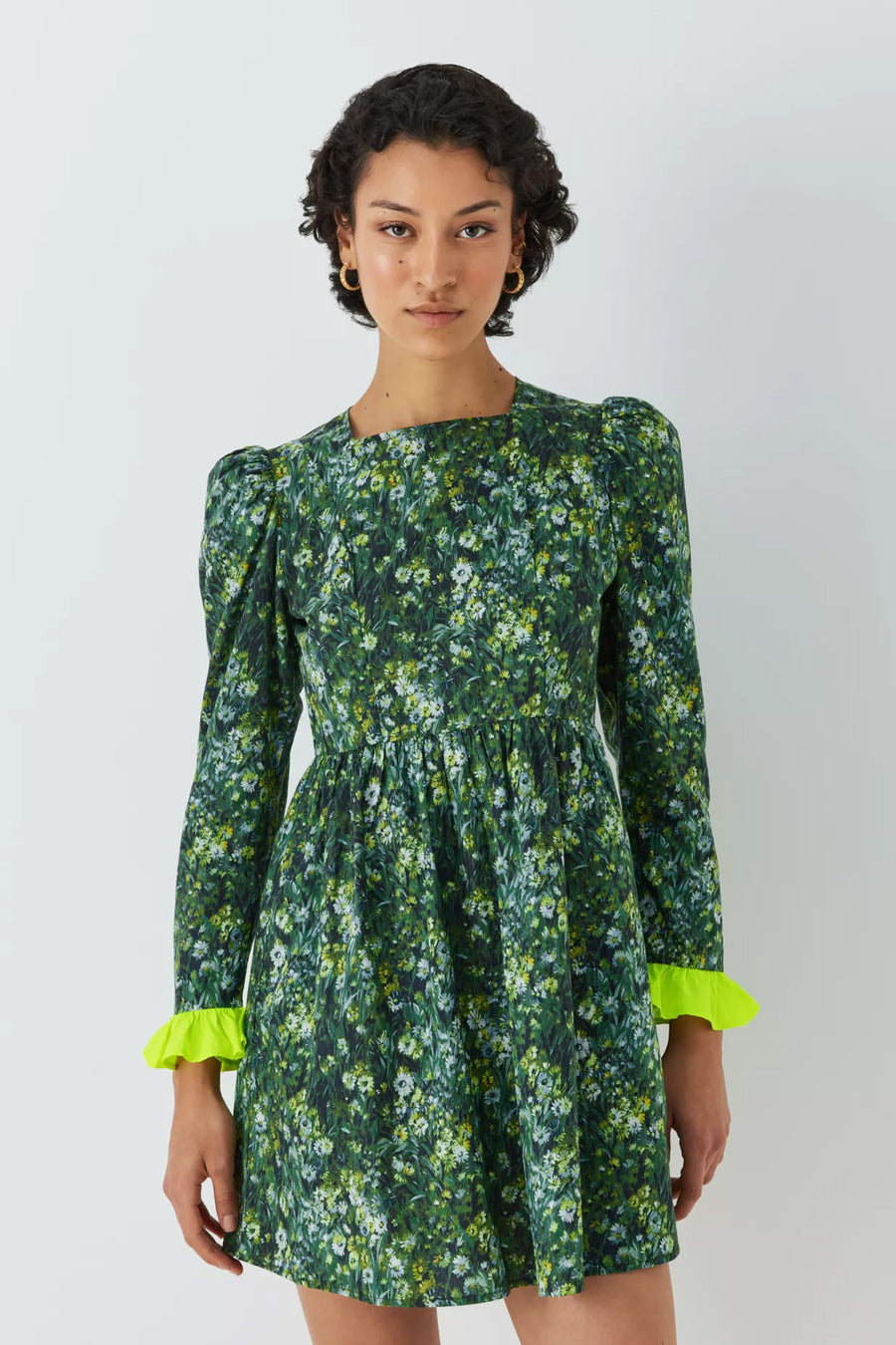 Sample Sale Mini Prairie Dress in Sherwood Forest