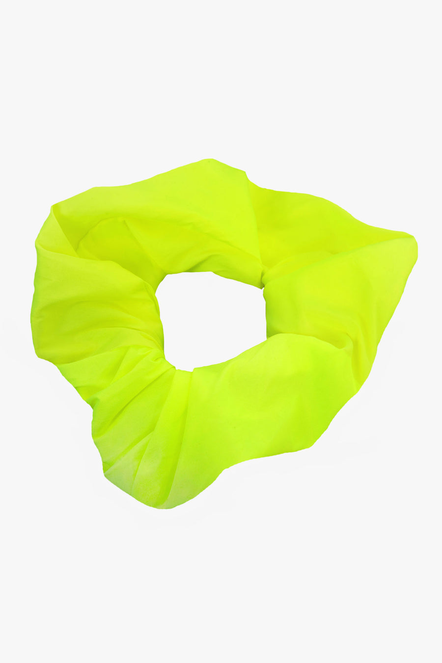 BATSHEVA - Scrunchie in Neon Yellow Taffeta