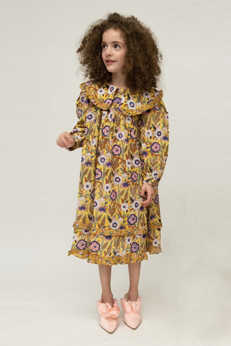 JABELLA FLEUR X BATSHEVA Marigold Poppy Kid's Dress