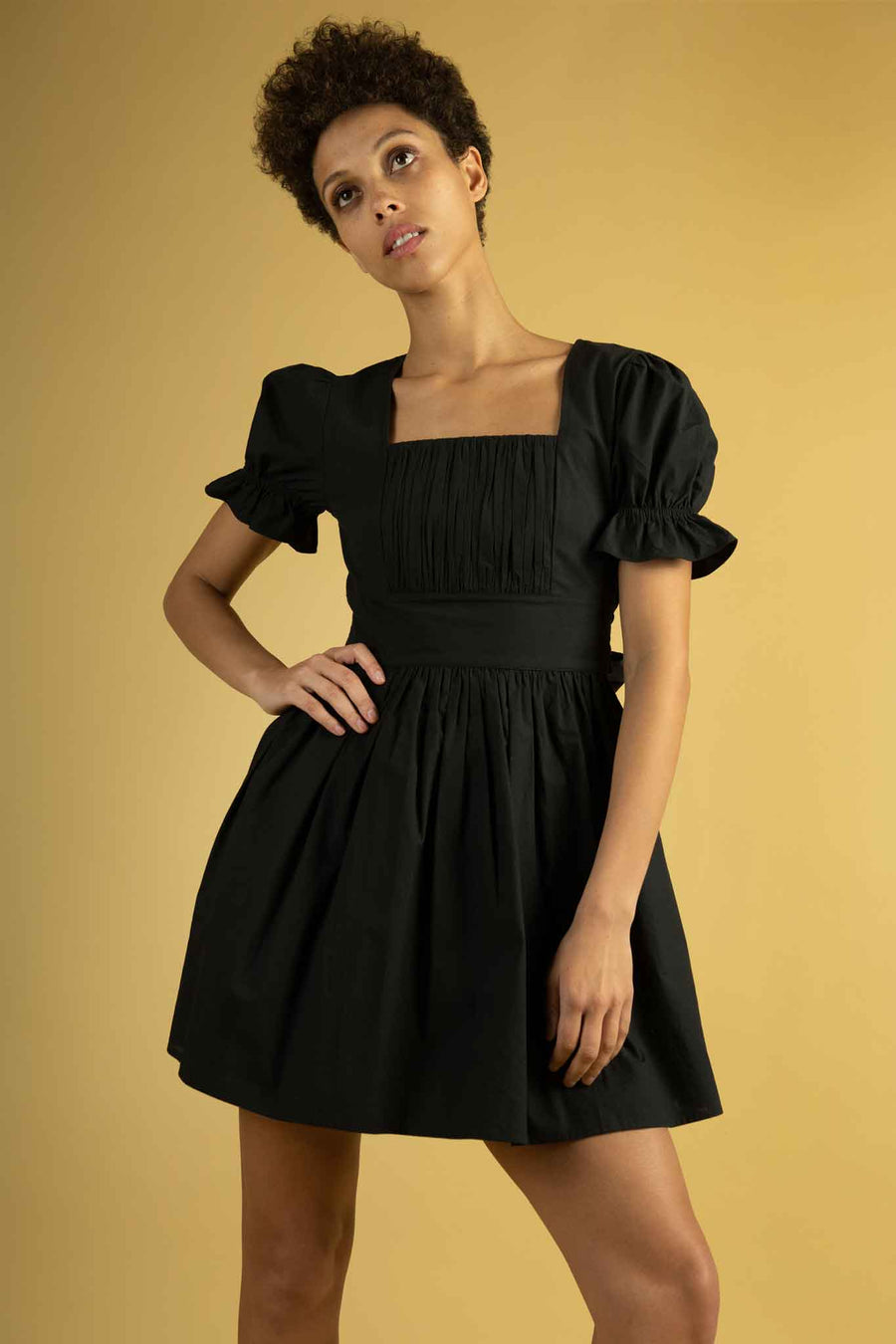 BATSHEVA - Popham Dress in Black